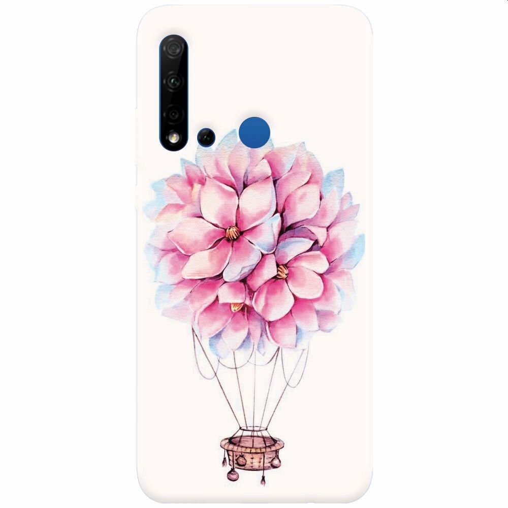 Husa silicon pentru Huawei P20 Lite (2019), Flower Baloon