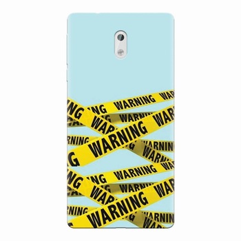 Husa silicon pentru Nokia 3, Warning Husa silicon pentru Nokia 3, Warning