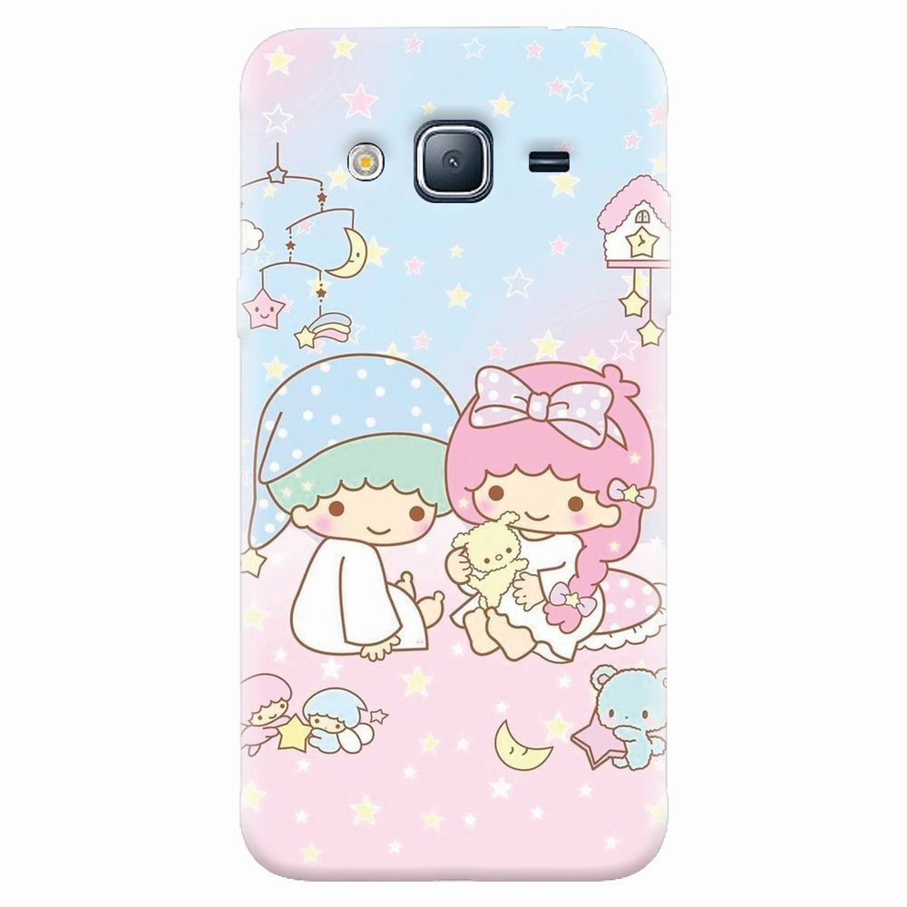 Husa silicon pentru Samsung Galaxy J5 2015, Little Twins