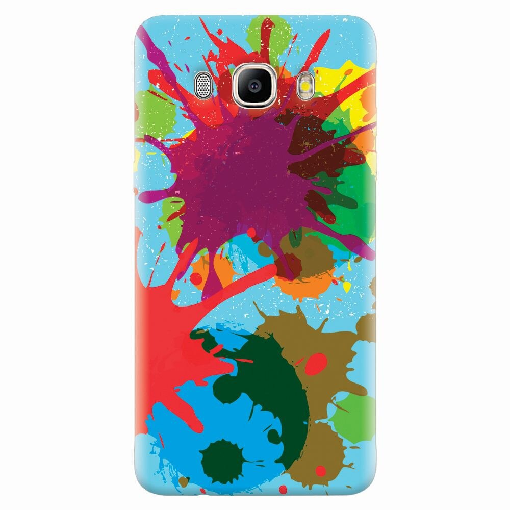 Husa silicon pentru Samsung Galaxy J7 2016, Holi Splash