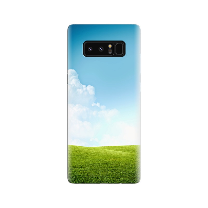 Husa Samsung Note 8 Grass Field Blue Sky Clouds