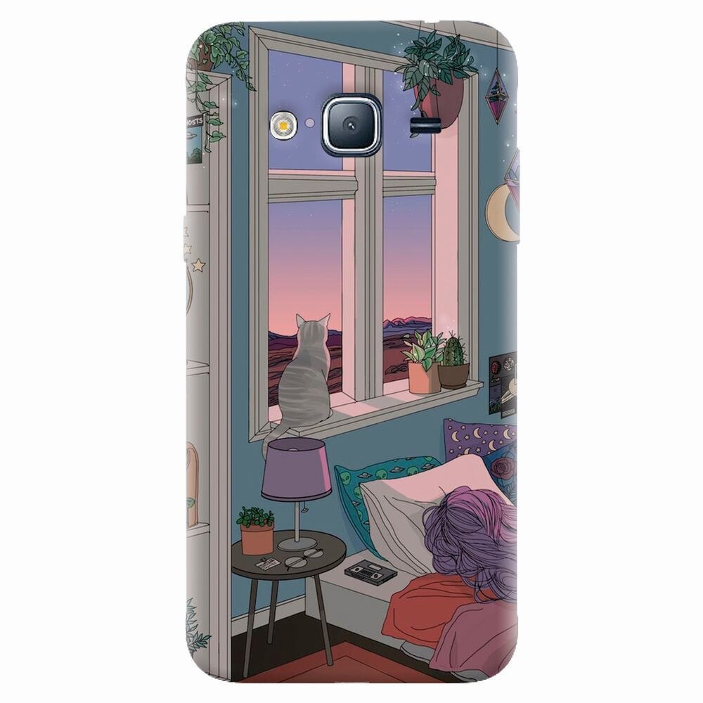 Husa silicon pentru Samsung Galaxy J5 2015, Girl Room
