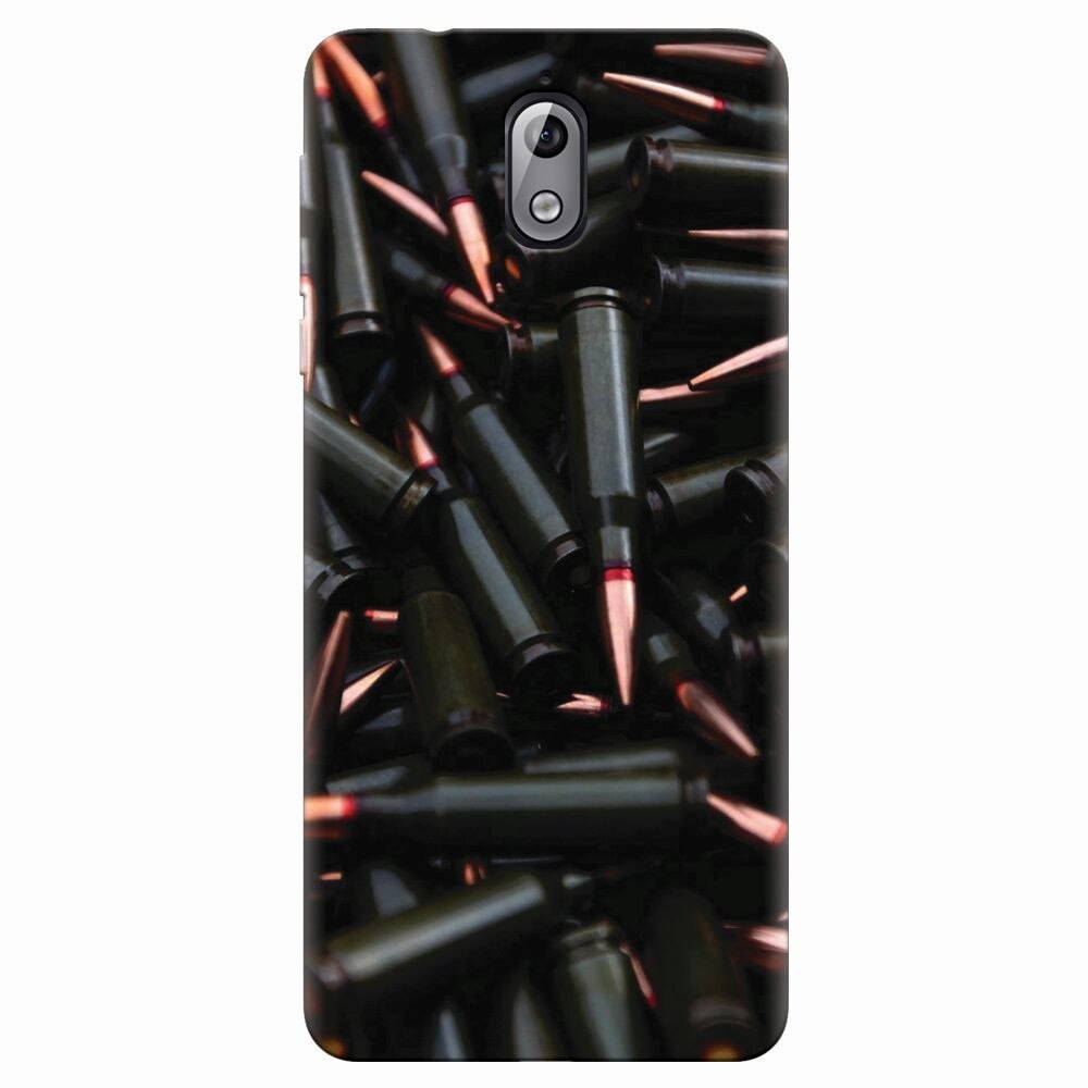 Husa silicon pentru Nokia 3.1, Ammunition Bullets