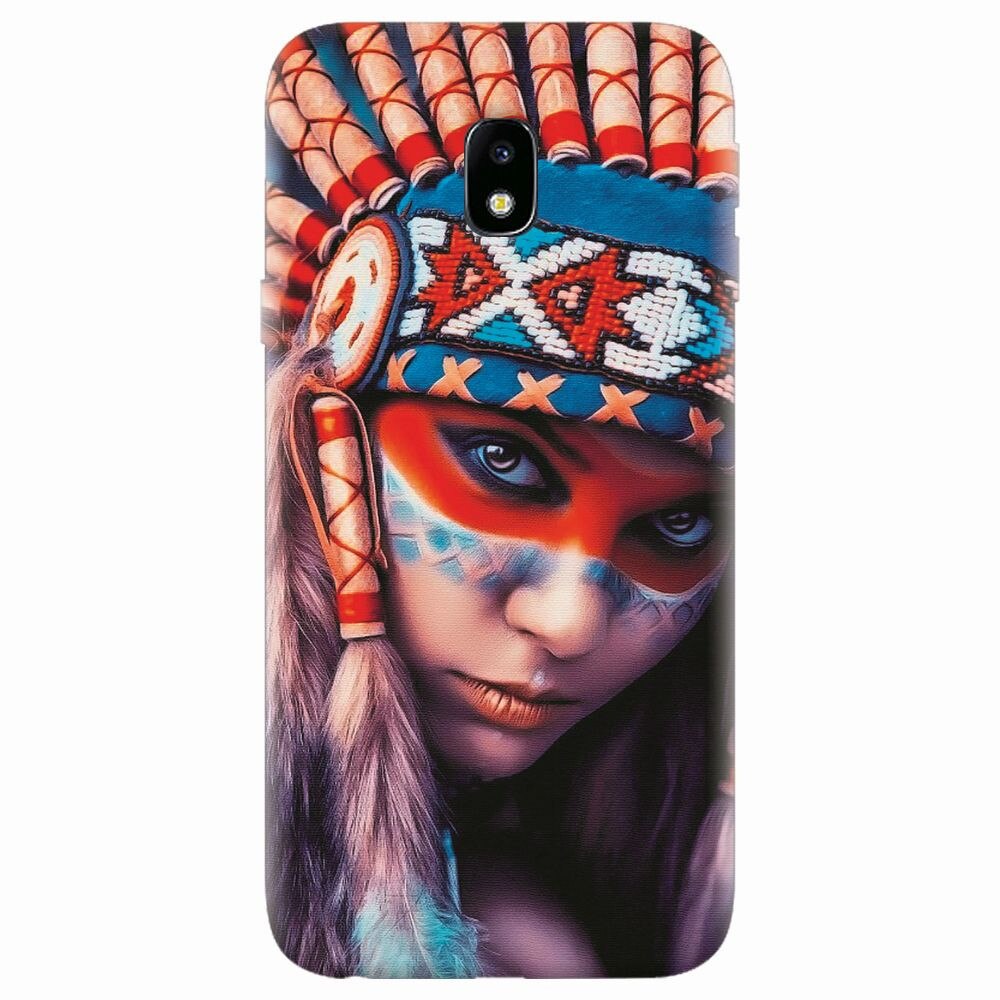 Husa silicon pentru Samsung Galaxy J7 Pro 2017, Attractive Girl Model