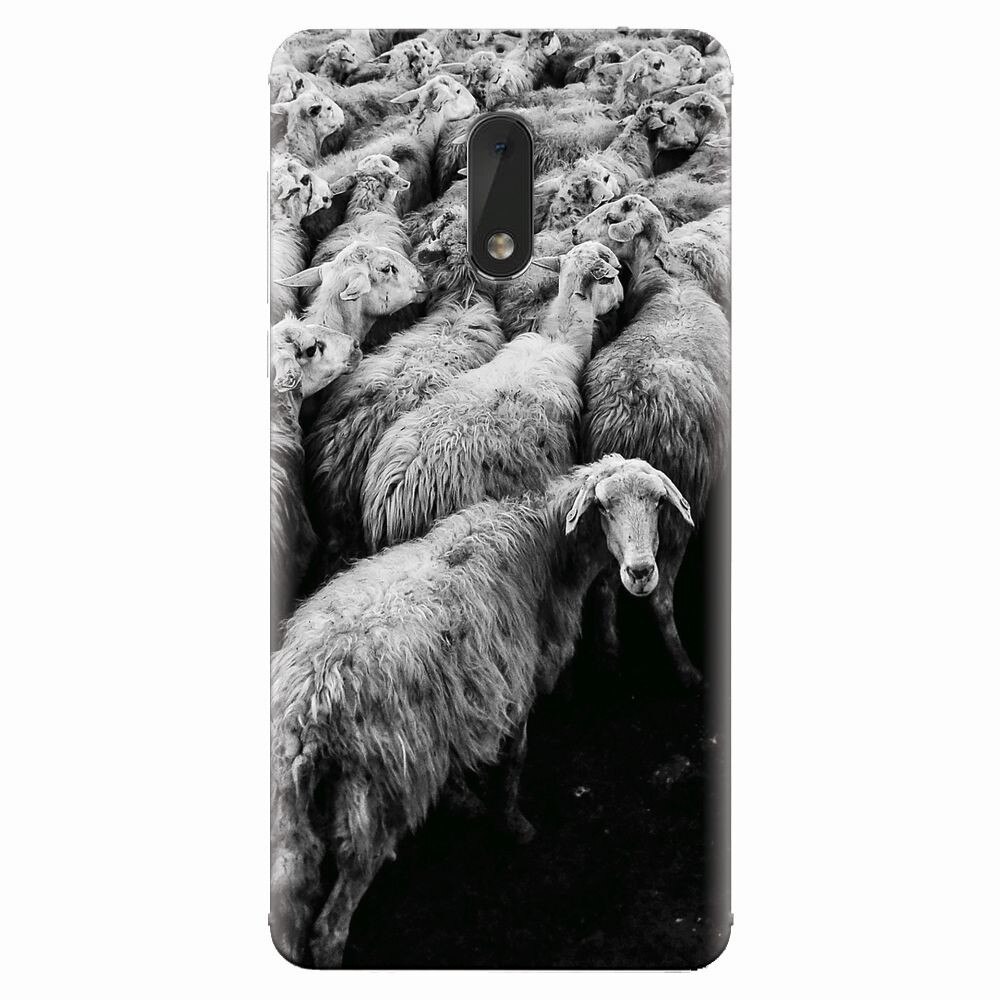 Husa silicon pentru Nokia 6, Sheep