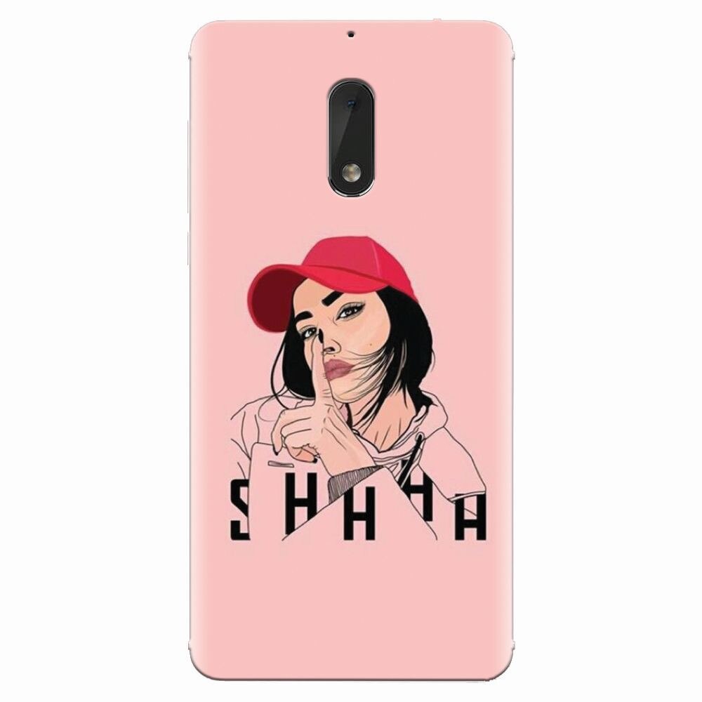 Husa silicon pentru Nokia 6, Shhh