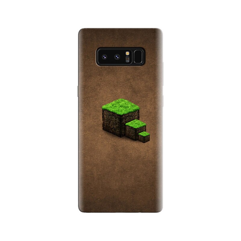 Husa Samsung Note 8 Green Grass Cube Steps