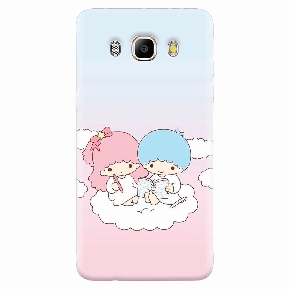 Husa silicon pentru Samsung Galaxy J7 2016, Little Twins On Cloud