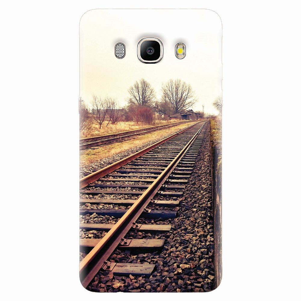 Husa silicon pentru Samsung Galaxy J7 2016, Railroad