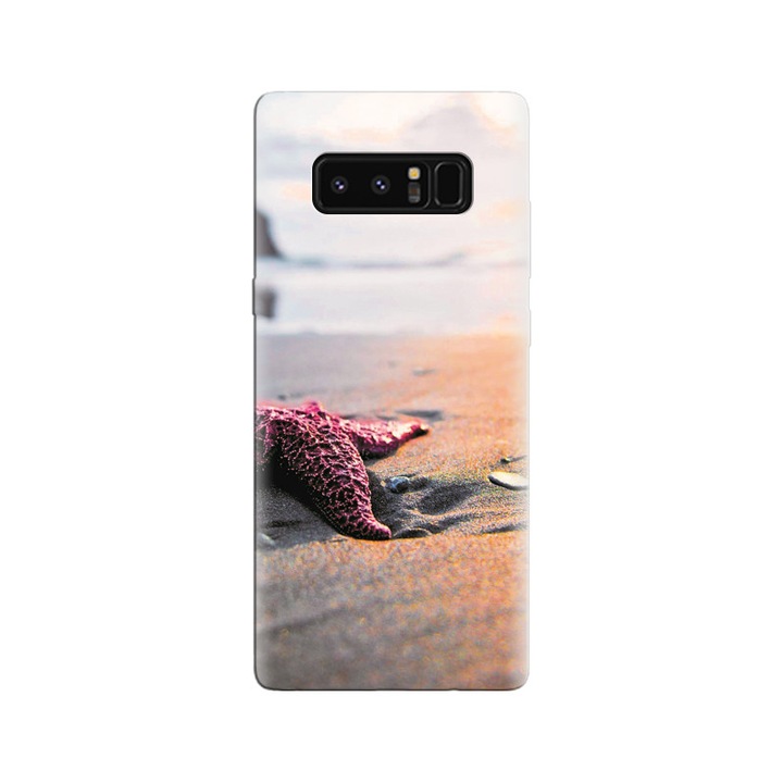Силиконов капак, съвместим с модел Samsung Galaxy Note 8 - Starfish At Beach