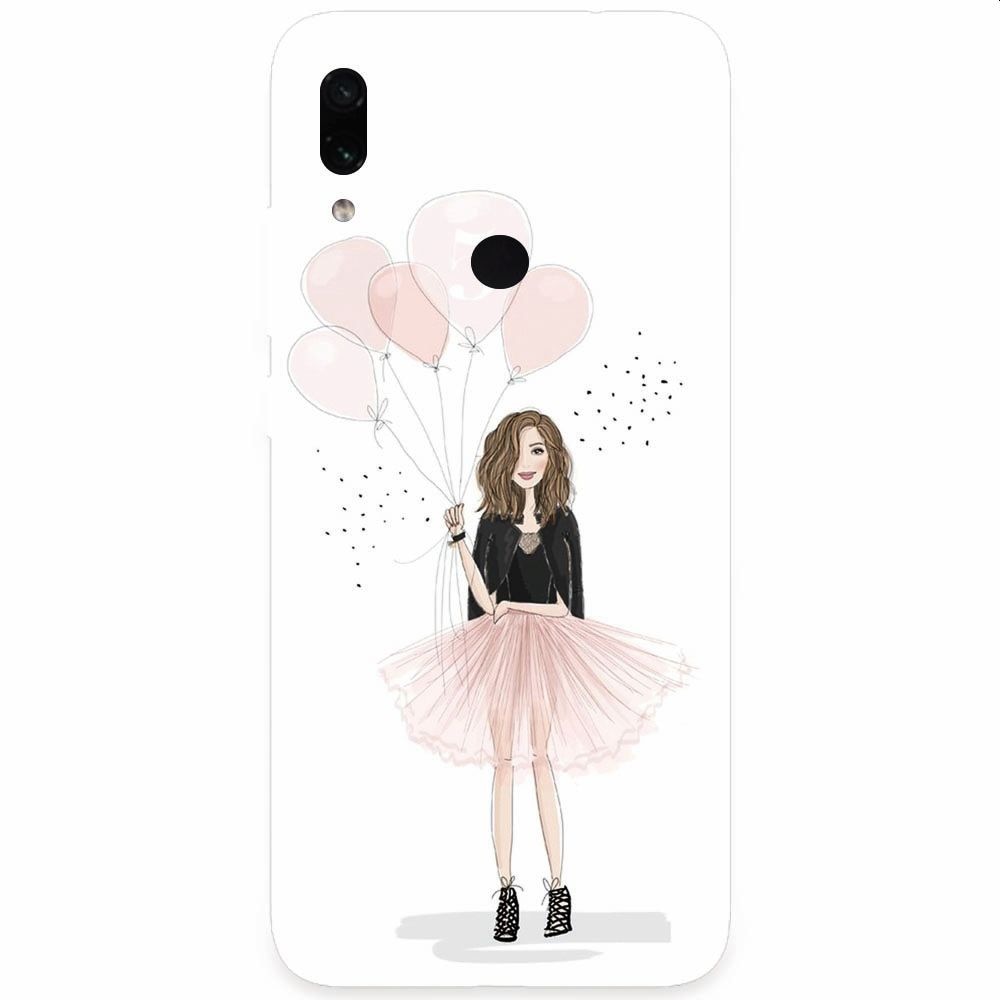 Husa silicon pentru Xiaomi Redmi Note 7, Happy Aniversary