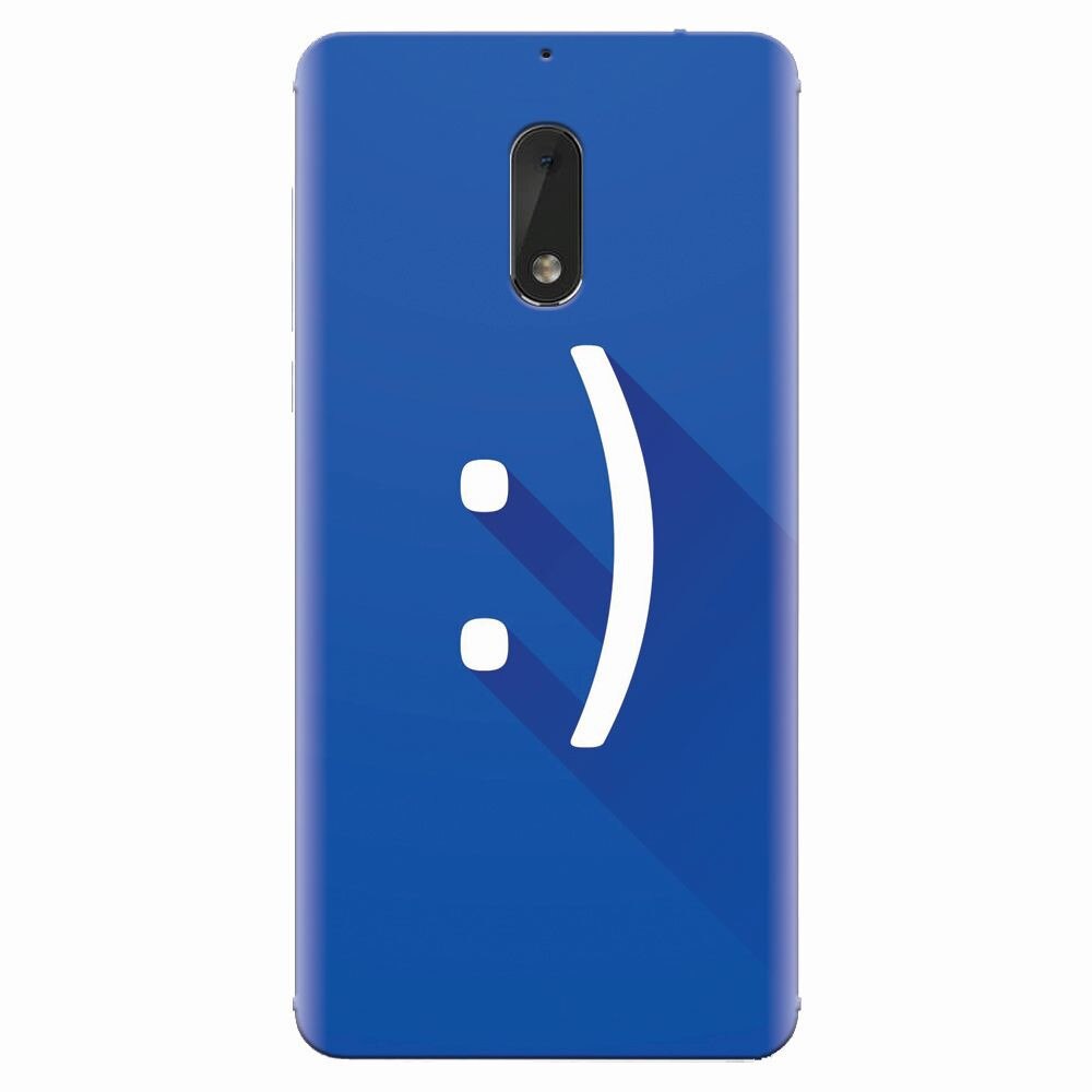 Husa silicon pentru Nokia 6, Smile