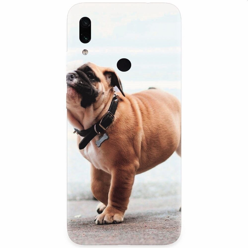 Husa silicon pentru Xiaomi Redmi Note 7, Little Dog Puppy Animal