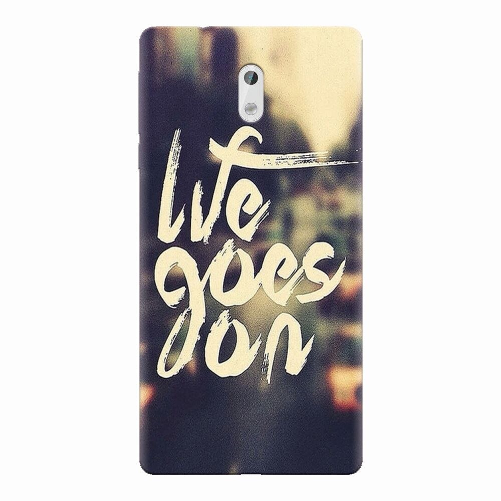 Husa silicon pentru Nokia 3, Life Goes On