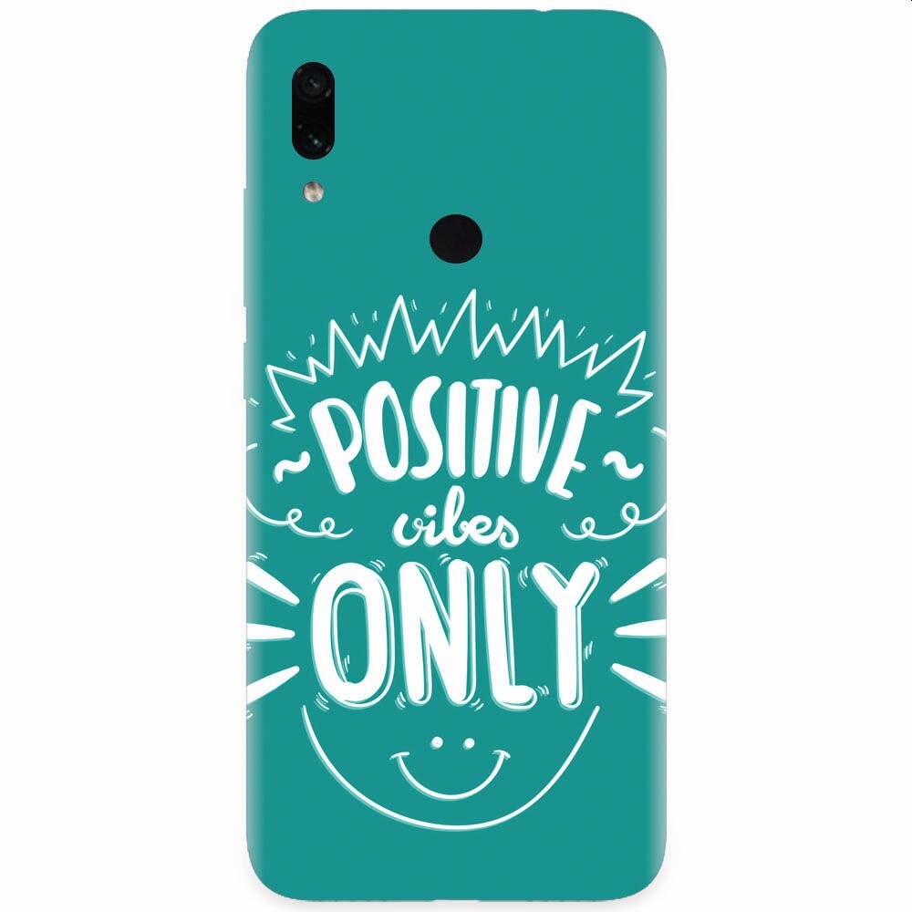 Husa silicon pentru Xiaomi Redmi Note 7, Positive Vibes