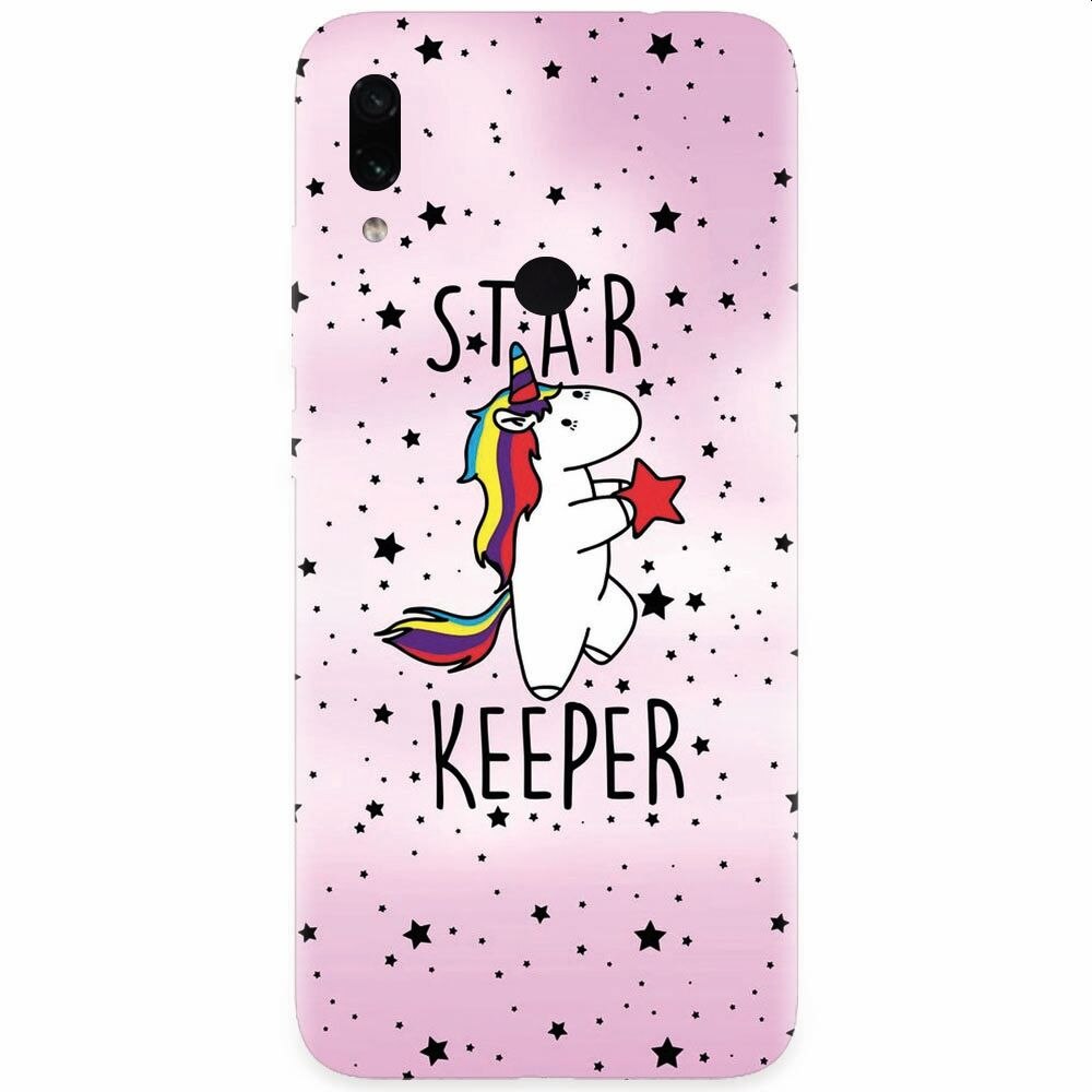 Husa silicon pentru Xiaomi Redmi Note 7, Unicorn Star Keeper