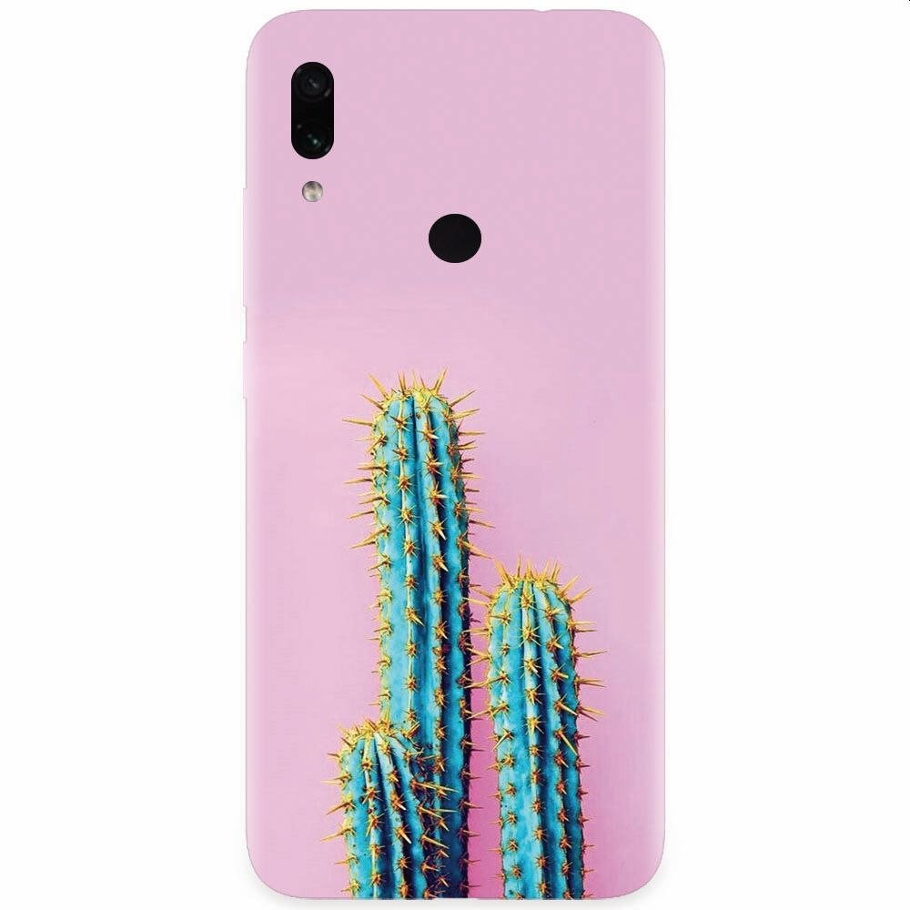 Husa silicon pentru Xiaomi Redmi Note 7, Cactus 102