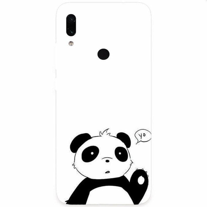 Силиконов калъф за Xiaomi Redmi Note 7, мобилен телефон Panda