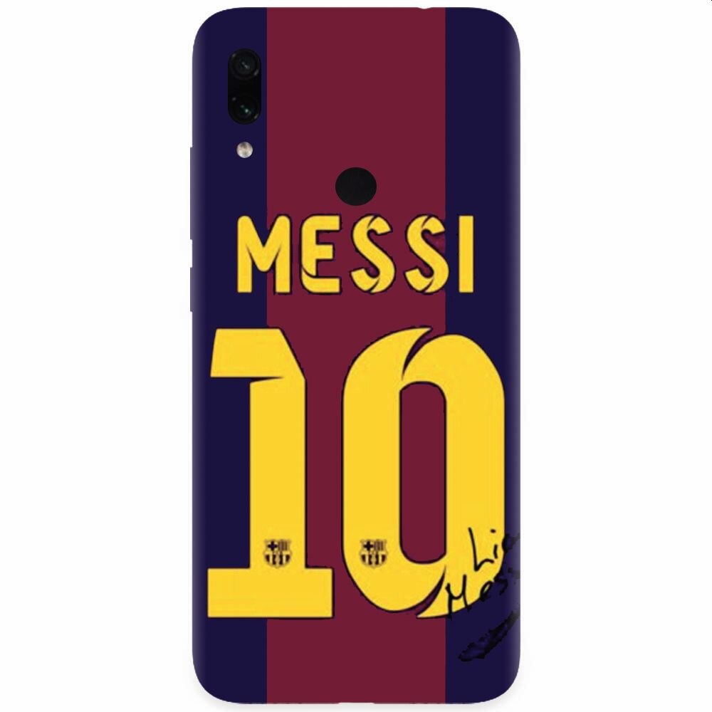 Husa silicon pentru Xiaomi Redmi Note 7, Messi 0