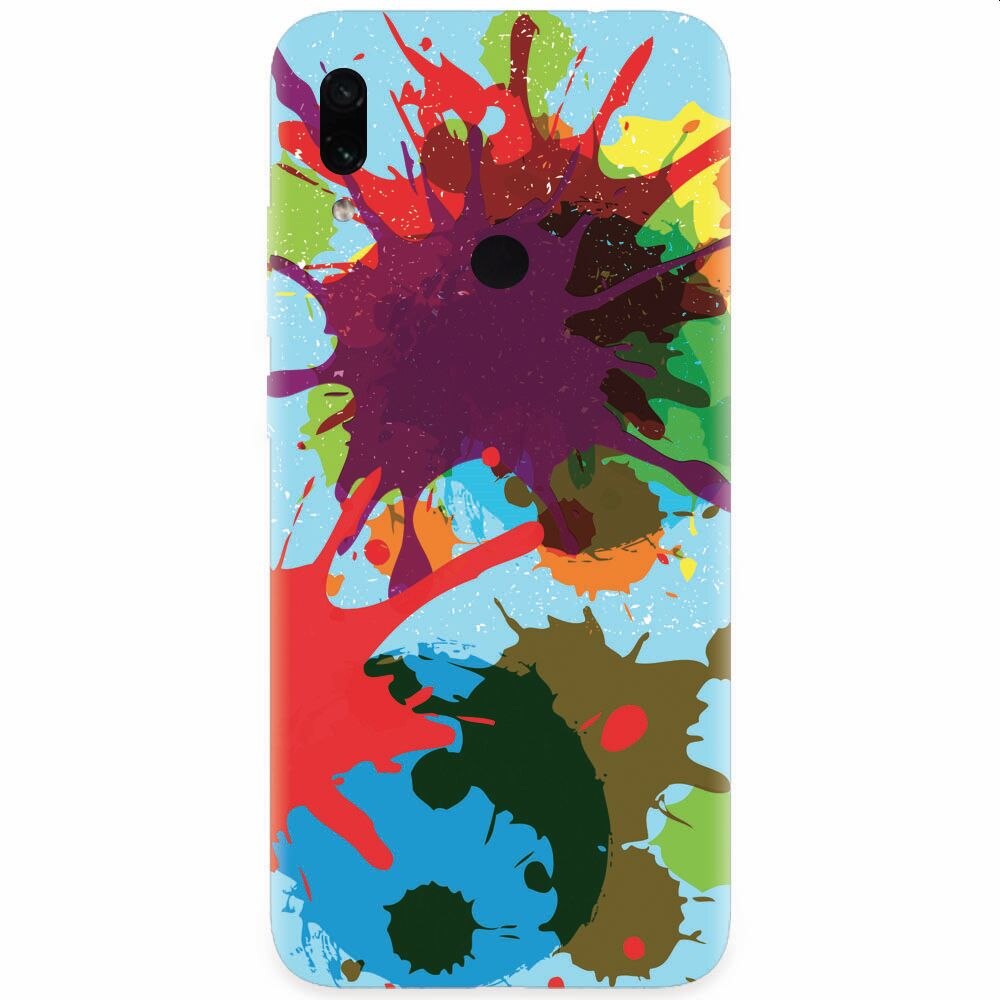 Husa silicon pentru Xiaomi Redmi Note 7, Holi Splash