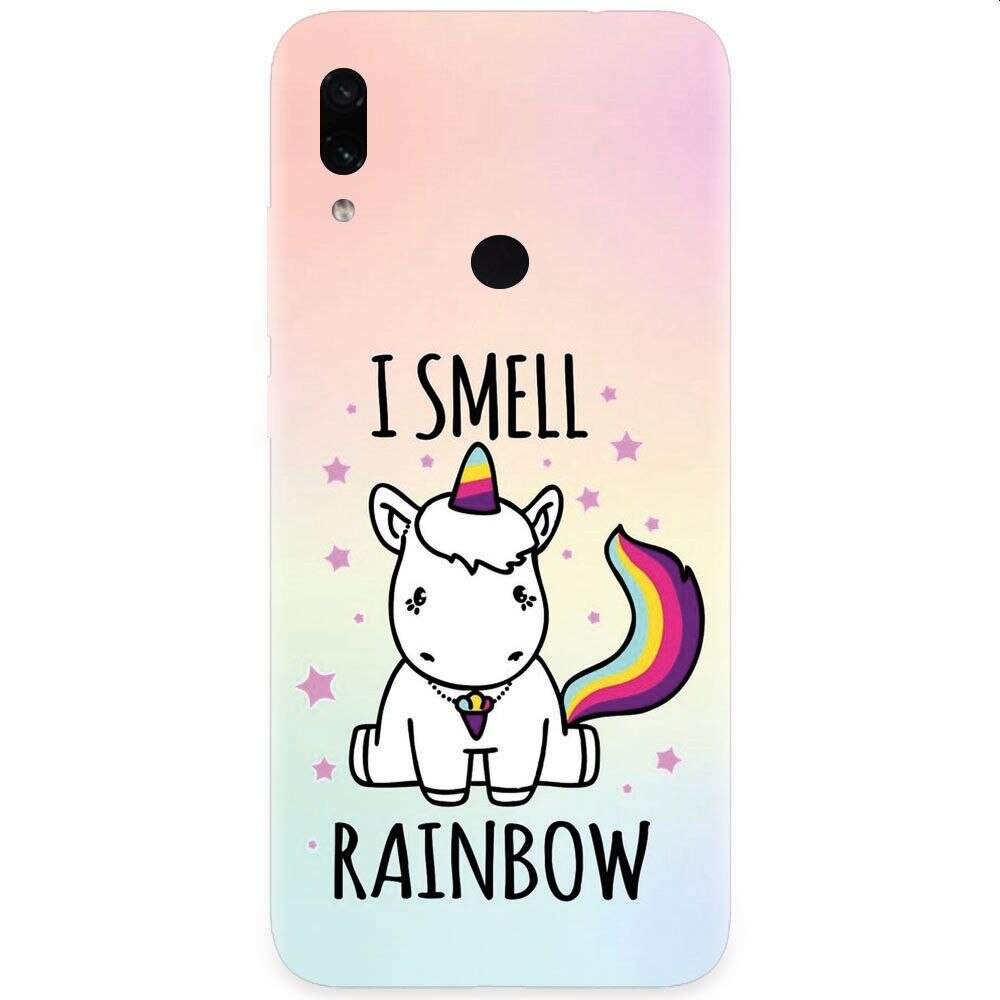 Husa silicon pentru Xiaomi Redmi Note 7, I Smell Rainbow