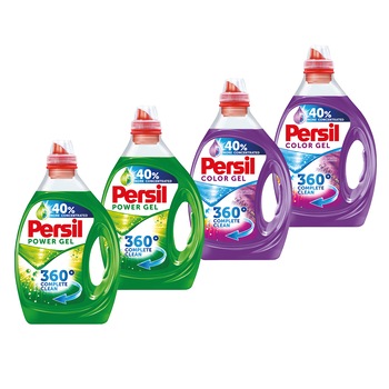 Detergent lichid Persil Pachet Promo Power Gel & Color Gel Lavender, 160 spalari, 4x2L Detergent lichid Persil Pachet Promo Power Gel & Color Gel Lavender, 160 spalari, 4x2L