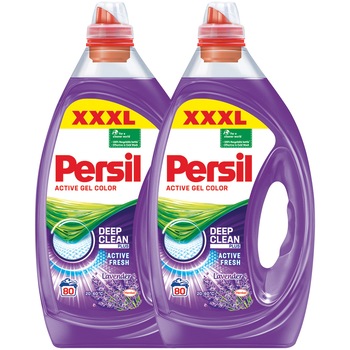 Detergent lichid Persil Color Gel Lavender, 160 spalari, 2x4L Detergent lichid Persil Color Gel Lavender, 160 spalari, 2x4L