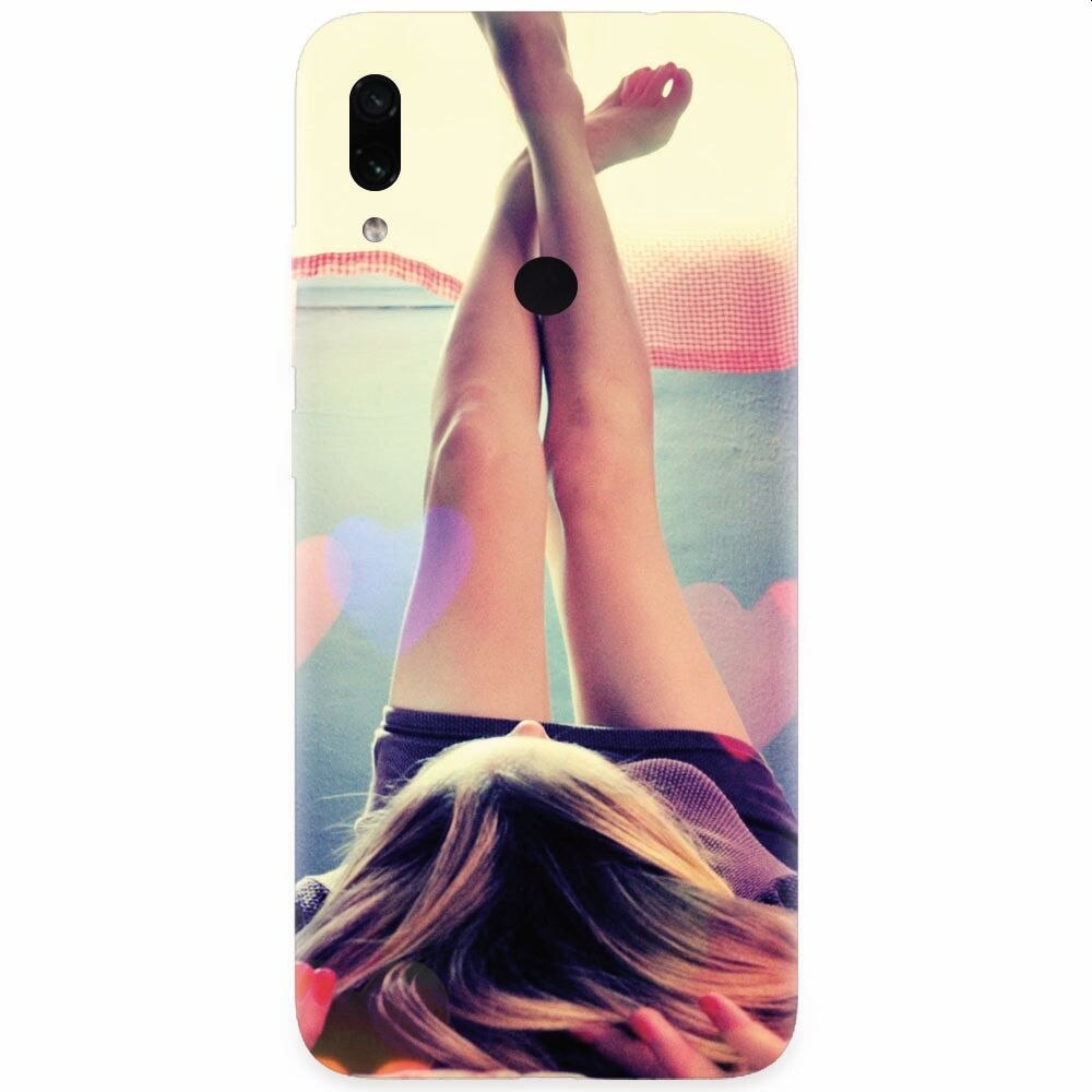Husa silicon pentru Xiaomi Redmi Note 7, Relax Girl
