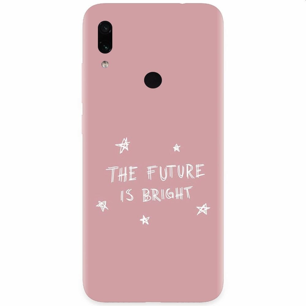 Husa silicon pentru Xiaomi Redmi Note 7, The Future Is Bright