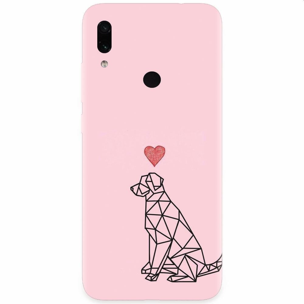 Husa silicon pentru Xiaomi Redmi Note 7, Love Dog