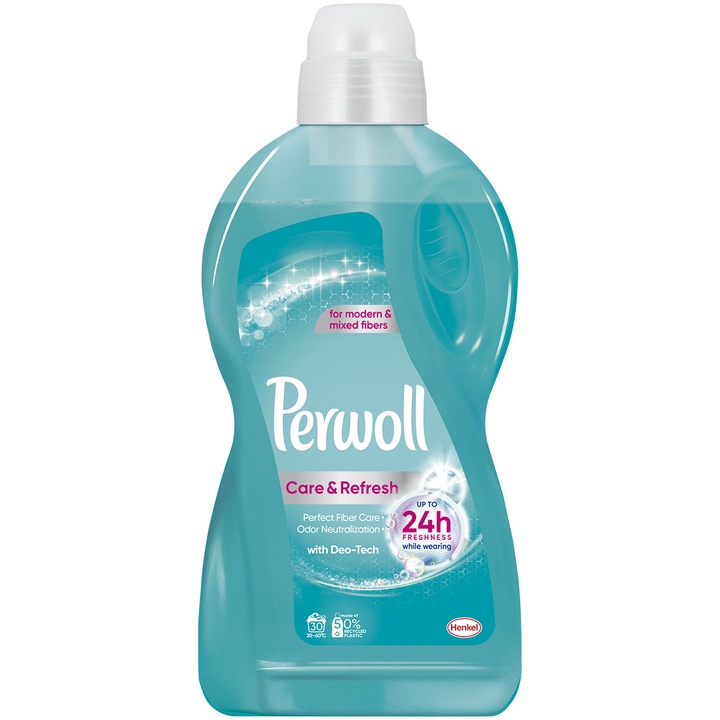 Течен перилен препарат Perwoll Care & Refresh, 30 изпирания, 1.8 л