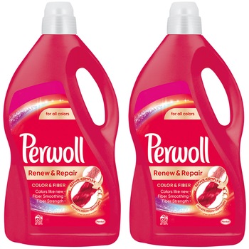 Detergent lichid Perwoll Renew Color, 120 spalari, 2x3,6l Detergent lichid Perwoll Renew Color, 120 spalari, 2x3,6l