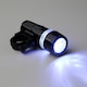 Set 3 buc., Faruri fata power beam, stop laser 5 LED, 3 moduri luminare, set kit lumini, negre