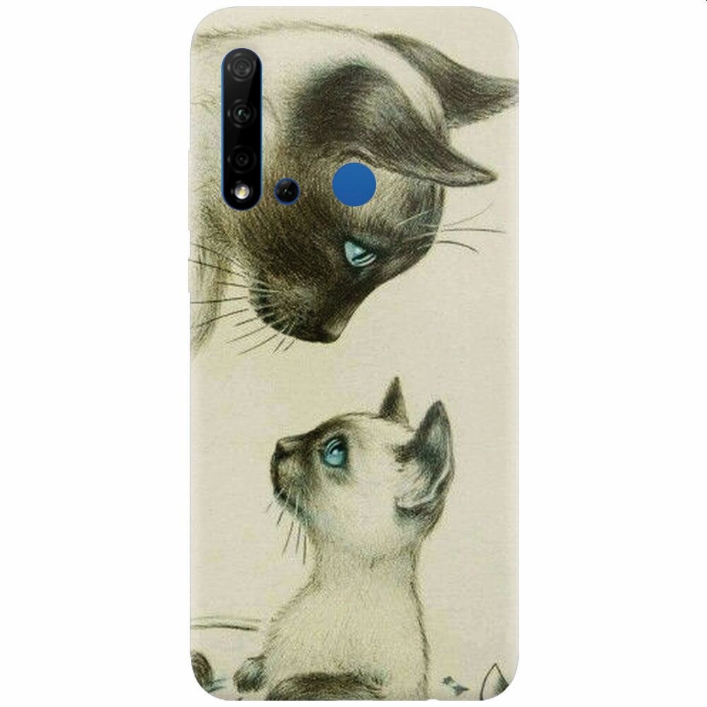 Husa silicon pentru Huawei P20 Lite (2019), Little Cat