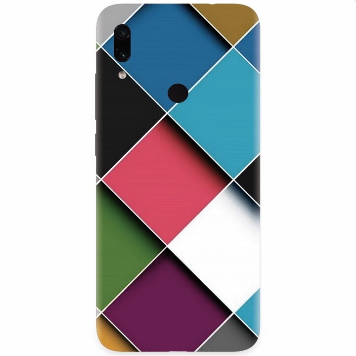 Силиконов калъф за Xiaomi Redmi Note 7, Square