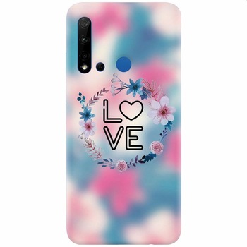 Husa silicon pentru Huawei P20 Lite (2019), Love 001 Husa silicon pentru Huawei P20 Lite (2019), Love 001