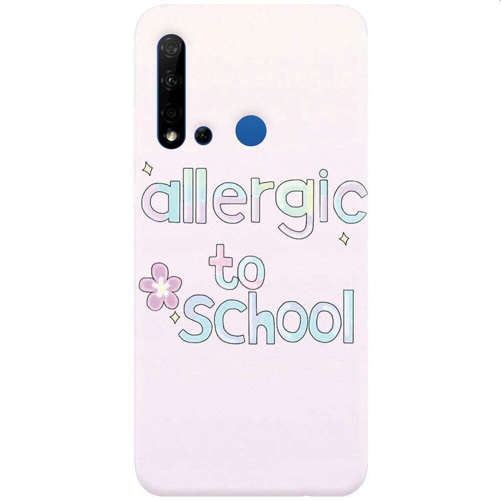 Husa silicon pentru Huawei P20 Lite (2019), Allergic To School
