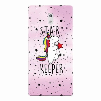 Husa silicon pentru Nokia 3, Unicorn Star Keeper Husa silicon pentru Nokia 3, Unicorn Star Keeper