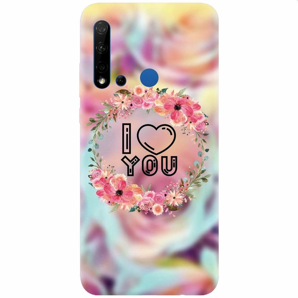 Husa silicon pentru Huawei P20 Lite (2019), I Love You