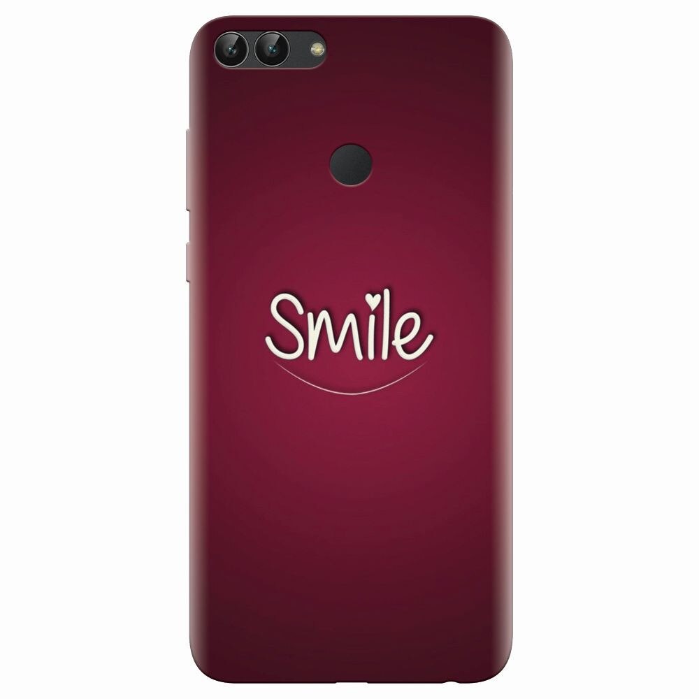 Husa silicon pentru Huawei P Smart, Smile Love