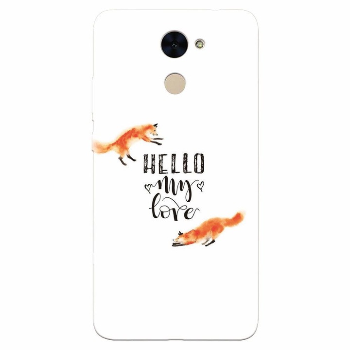 Силиконов кейс за Huawei Enjoy 7 Plus, Hello My Love
