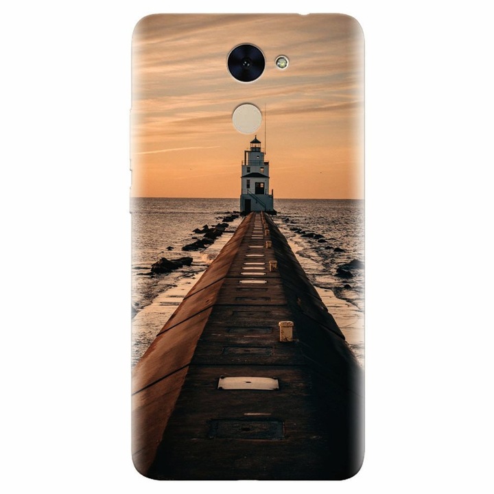 Силиконов кейс съвместим с Huawei Nova Lite Plus, Dawn Dusk