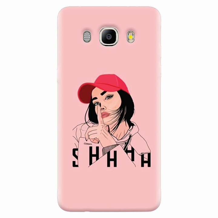 Husa silicon pentru Samsung Galaxy J7 2016, Shhh
