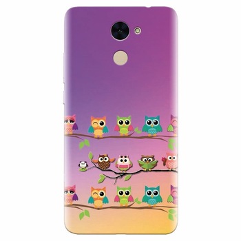 Husa silicon pentru Huawei Nova Lite Plus, Owls Husa silicon pentru Huawei Nova Lite Plus, Owls