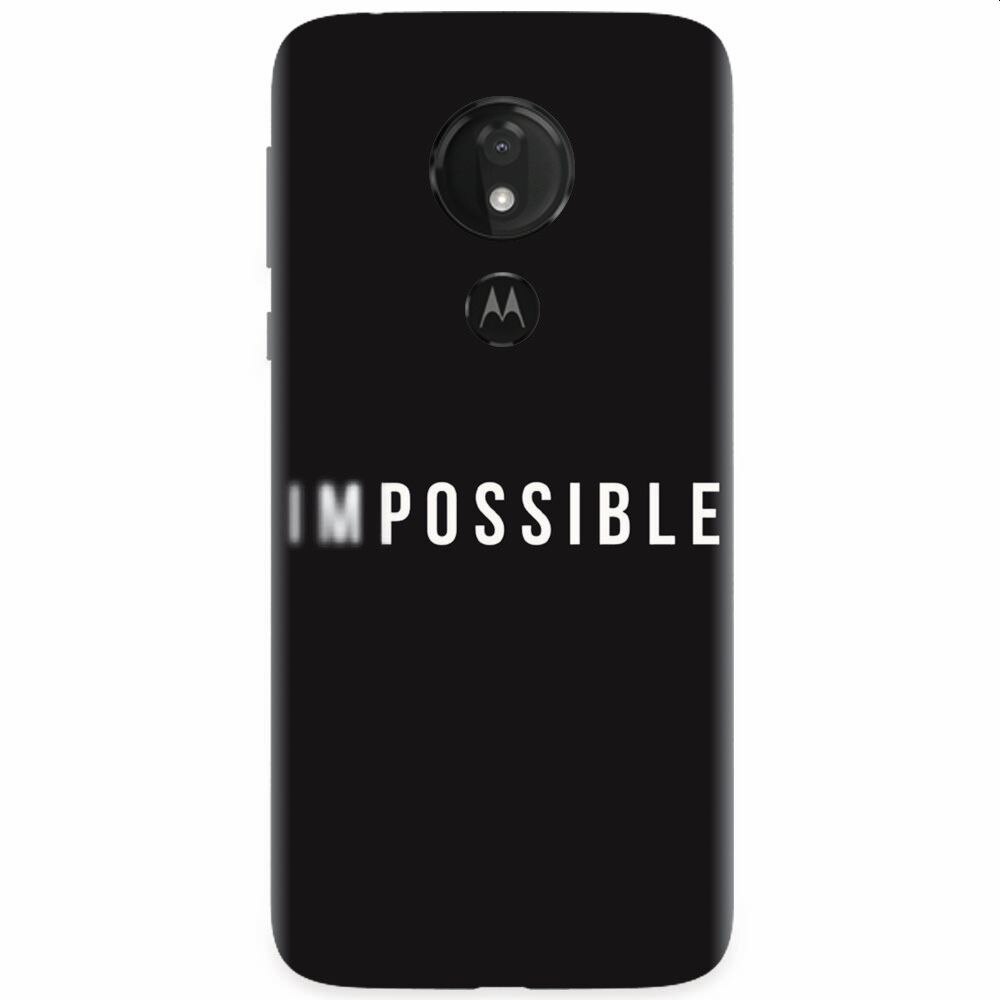 Husa silicon pentru Motorola Moto G7, Impossible