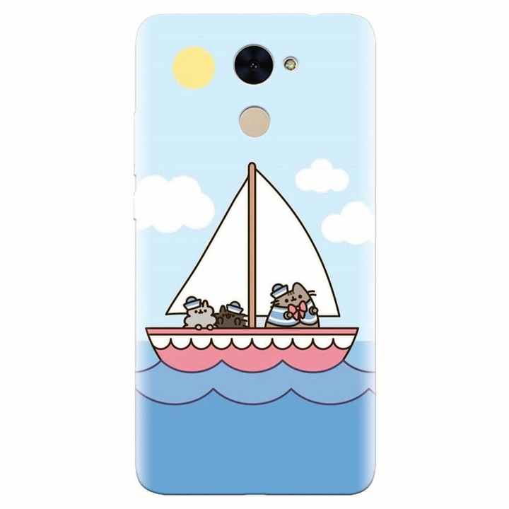 Силиконов кейс за Huawei Enjoy 7 Plus, Happy Sailors