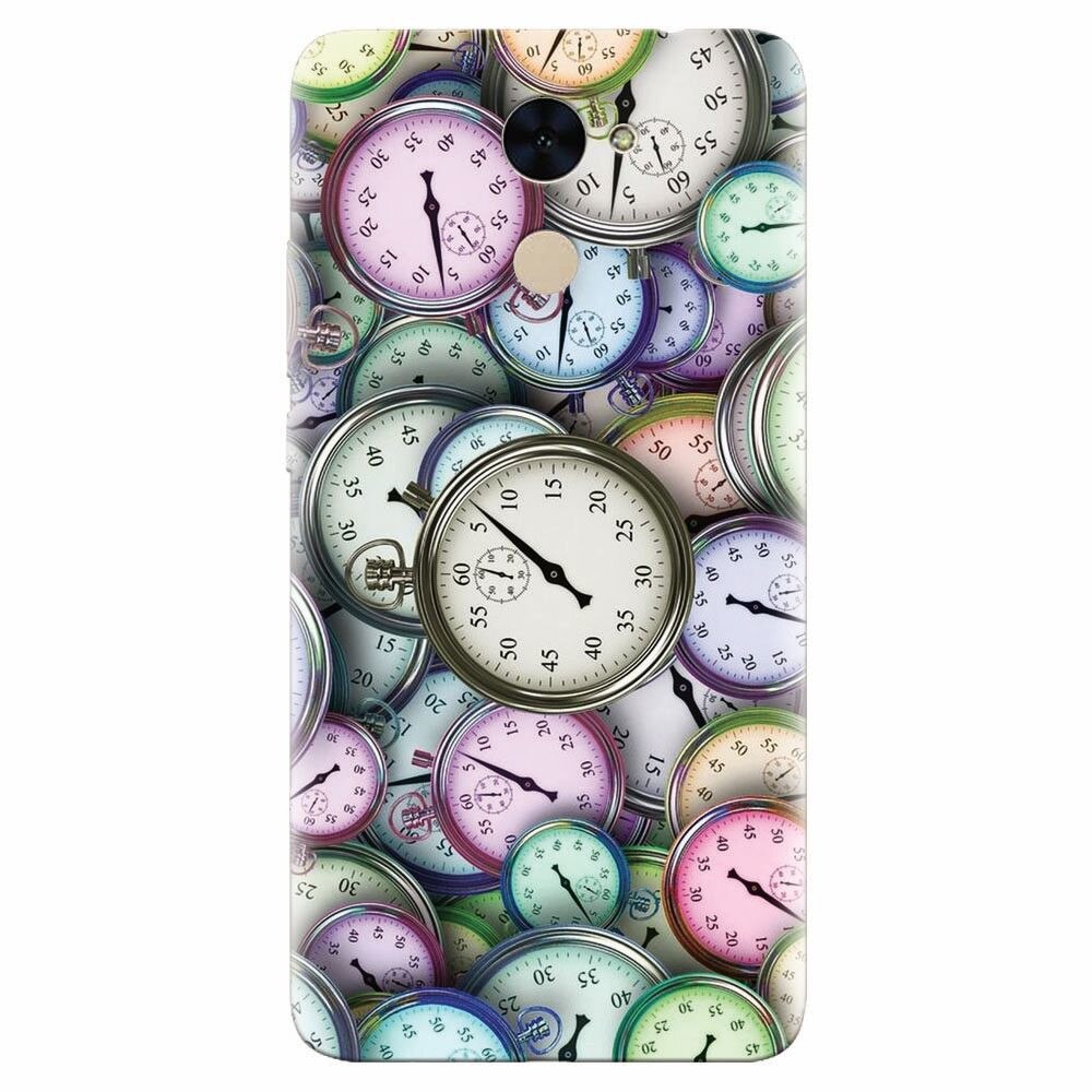 Husa silicon pentru Huawei Nova Lite Plus, Clocks