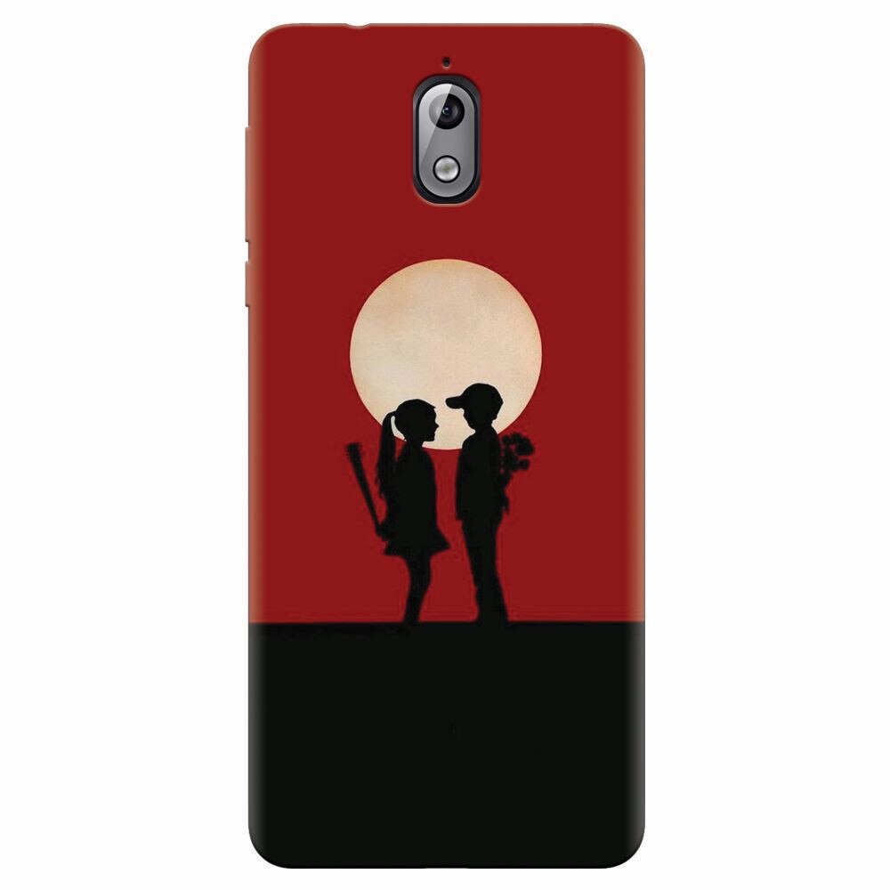 Husa silicon pentru Nokia 3.1, Boy Girl Love Story