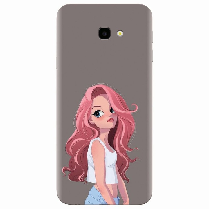 Szilikon tok Samsung Galaxy J4 Plus, Cute Girl telefonhoz