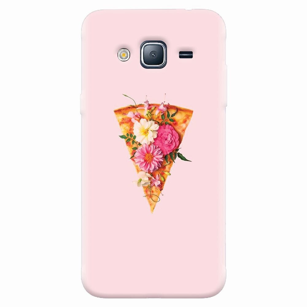 Husa silicon pentru Samsung Galaxy J5 2015, Flower Pizza